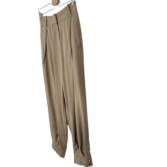 Zara Tapered Pleated Trouser Pants - Picture 4 of 14